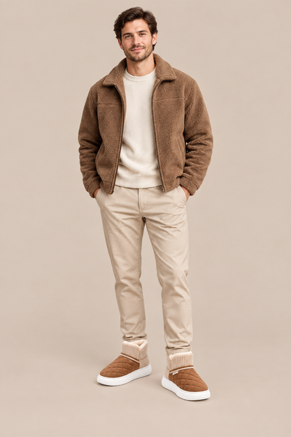 Marvin | Winter Boots Men mit Steppdesign und warmem Futter