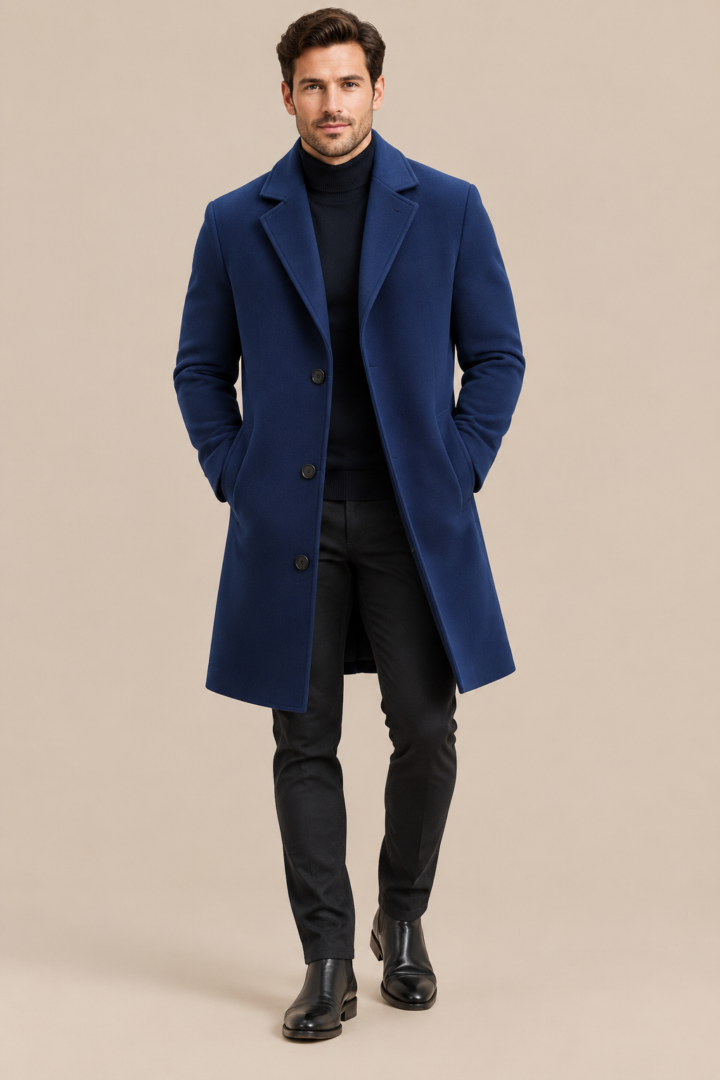 Matteo | Trenchcoat Herren mit Reverskragen