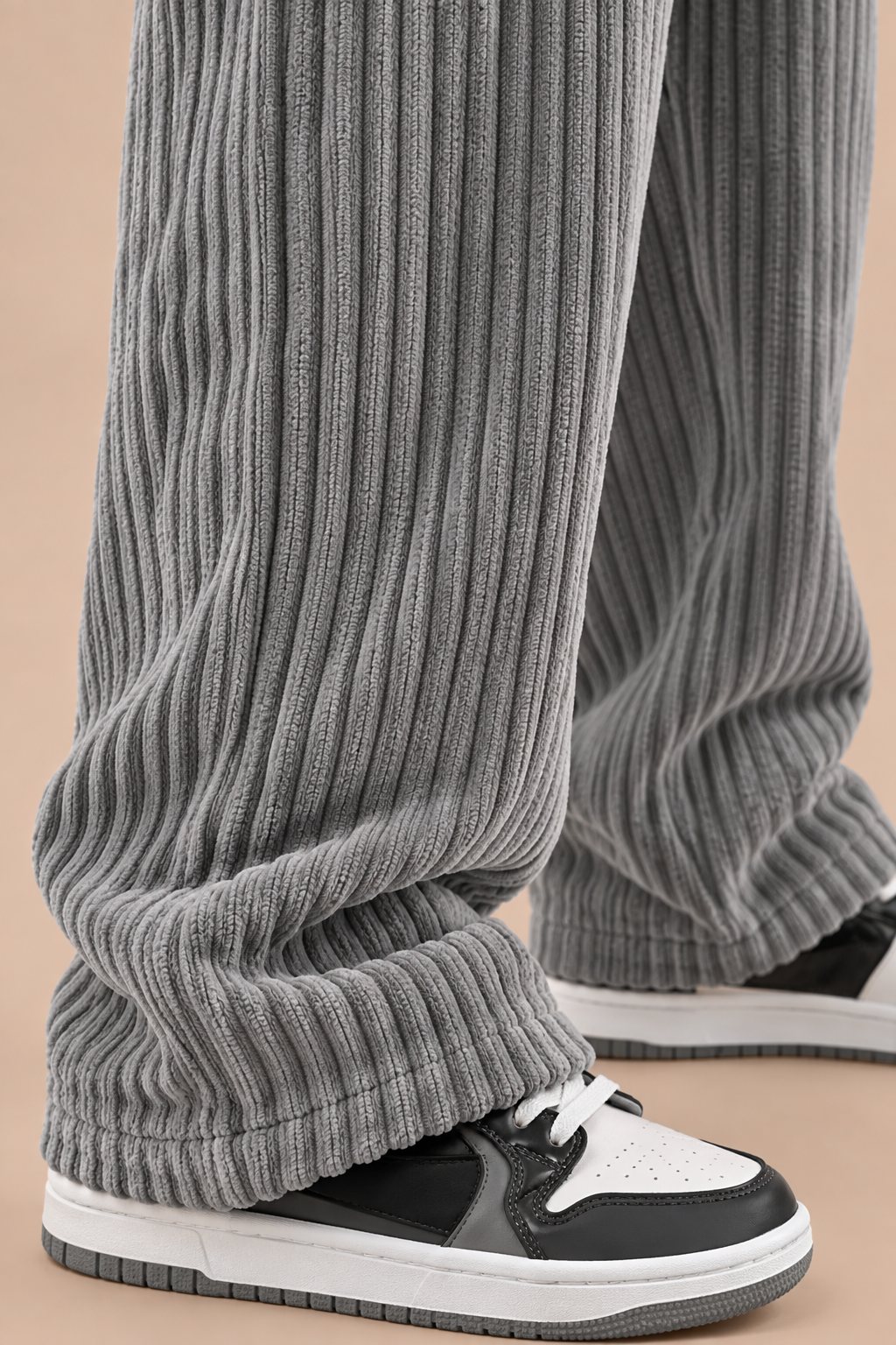 Mavero | Cordhose Herren mit weitem Bein und breiter Corduroy-Struktur