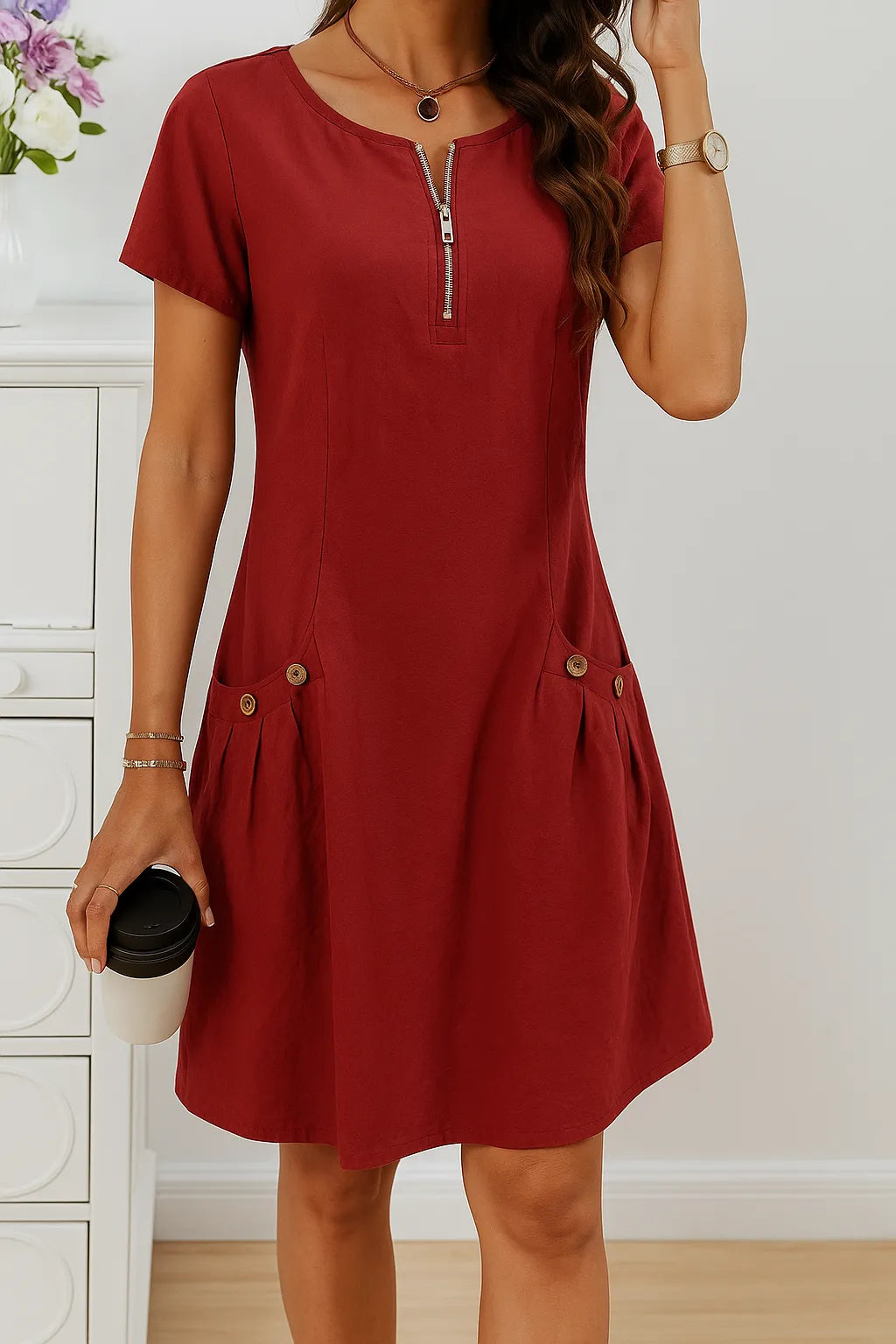 Midi Kleid Damen | Lässig & Alltäglich