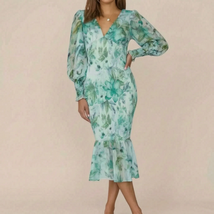 Milyris | Figurbetontes Midikleid