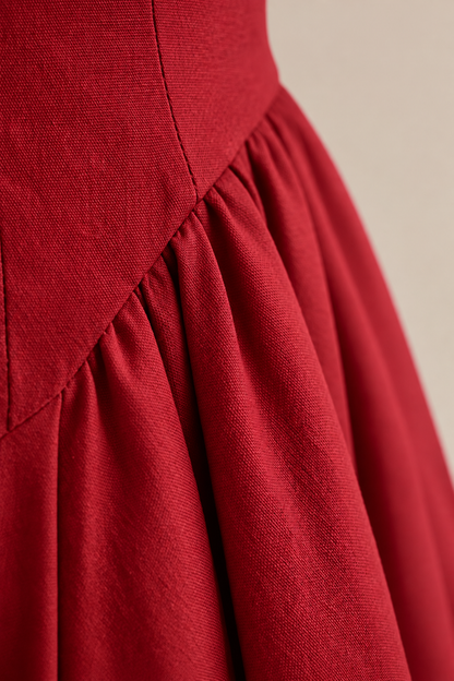 Mivana | Festliches Midikleid Mit Faltenrock