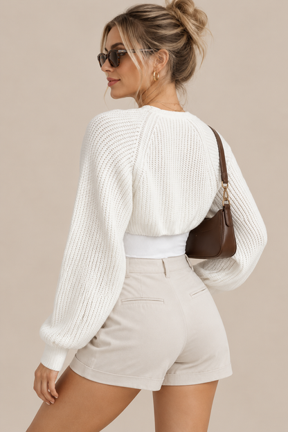 Nancy | Cardigan Damen in kurzer Bolero-Form