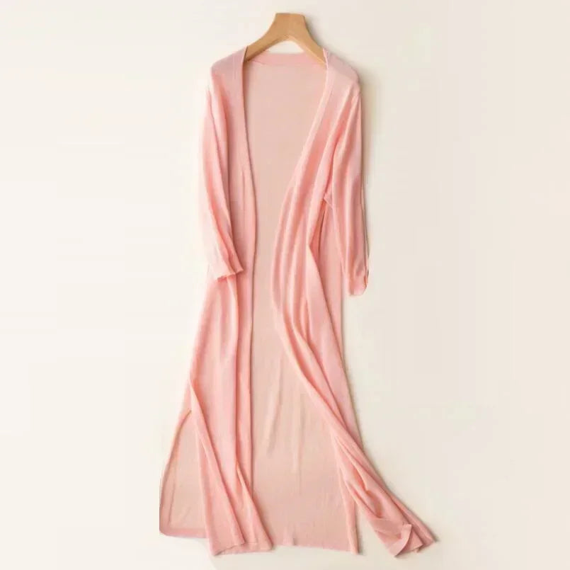 Mara | Damen Langer Leichter Cardigan
