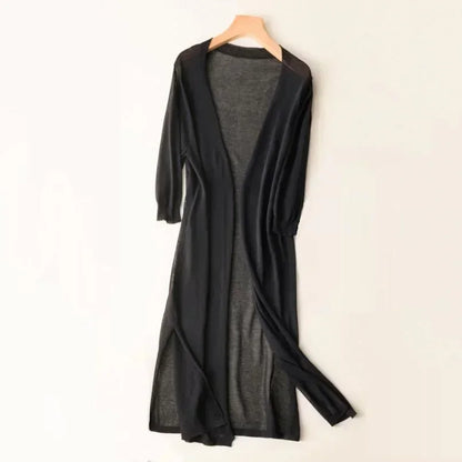 Mara | Damen Langer Leichter Cardigan