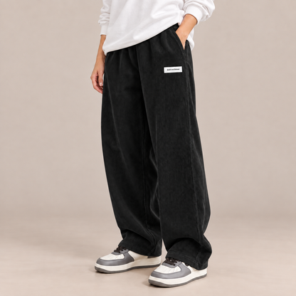 Nicolas| Cordhose Herren mit weitem Bein und Corduroy-Struktur
