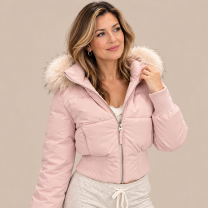 Nyelle | Winterjacke als kurze Steppjacke Damen