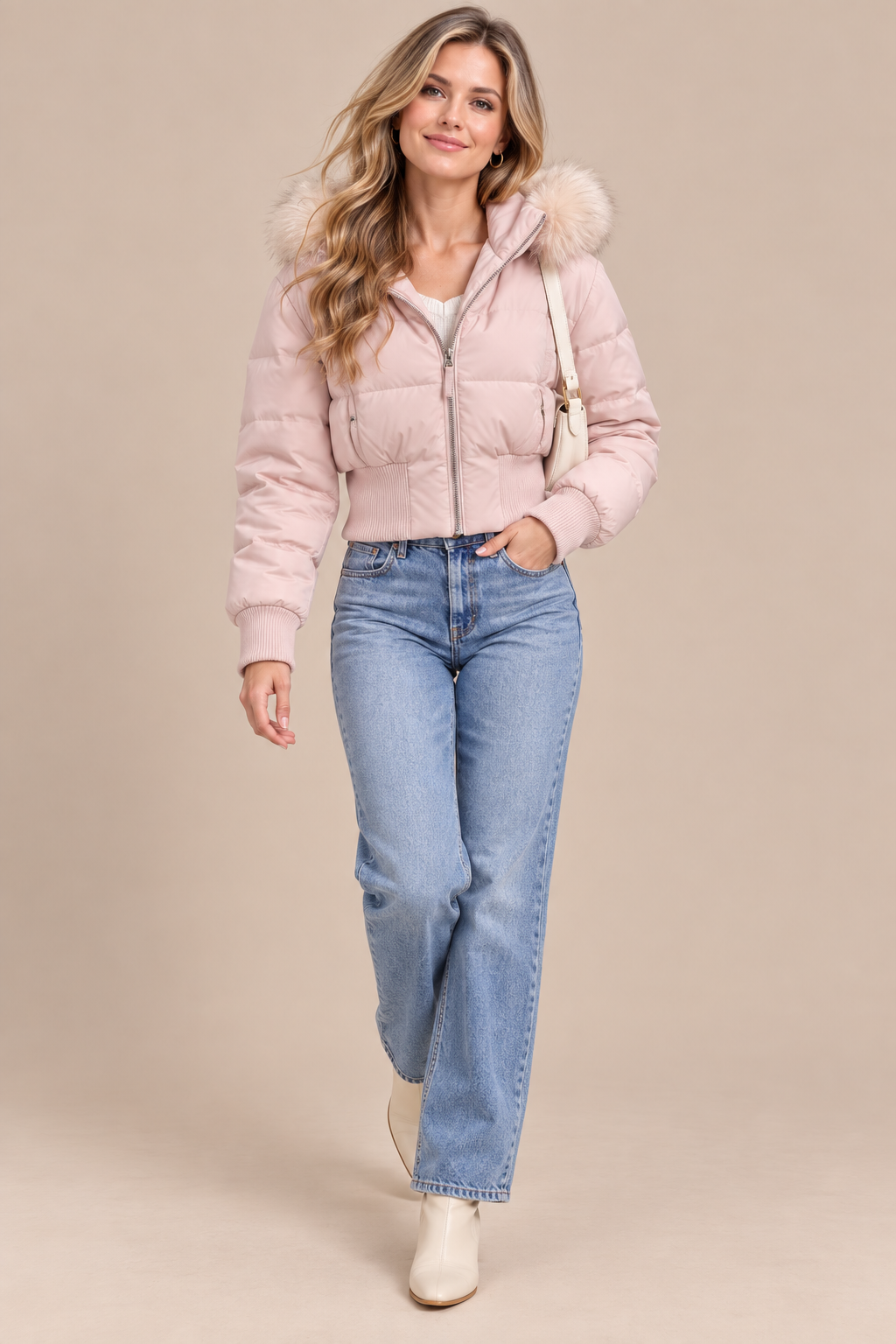 Nyelle | Winterjacke als kurze Steppjacke Damen