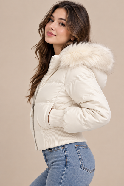 Nyelle | Winterjacke als kurze Steppjacke Damen