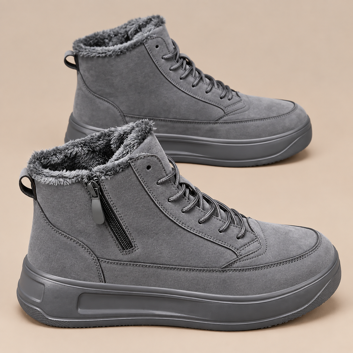 Ravion | Winterstiefel Herren mit Schnürung und warmem Futter