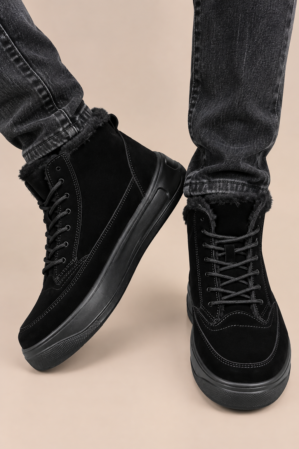 Ravion | Winterstiefel Herren mit Schnürung und warmem Futter