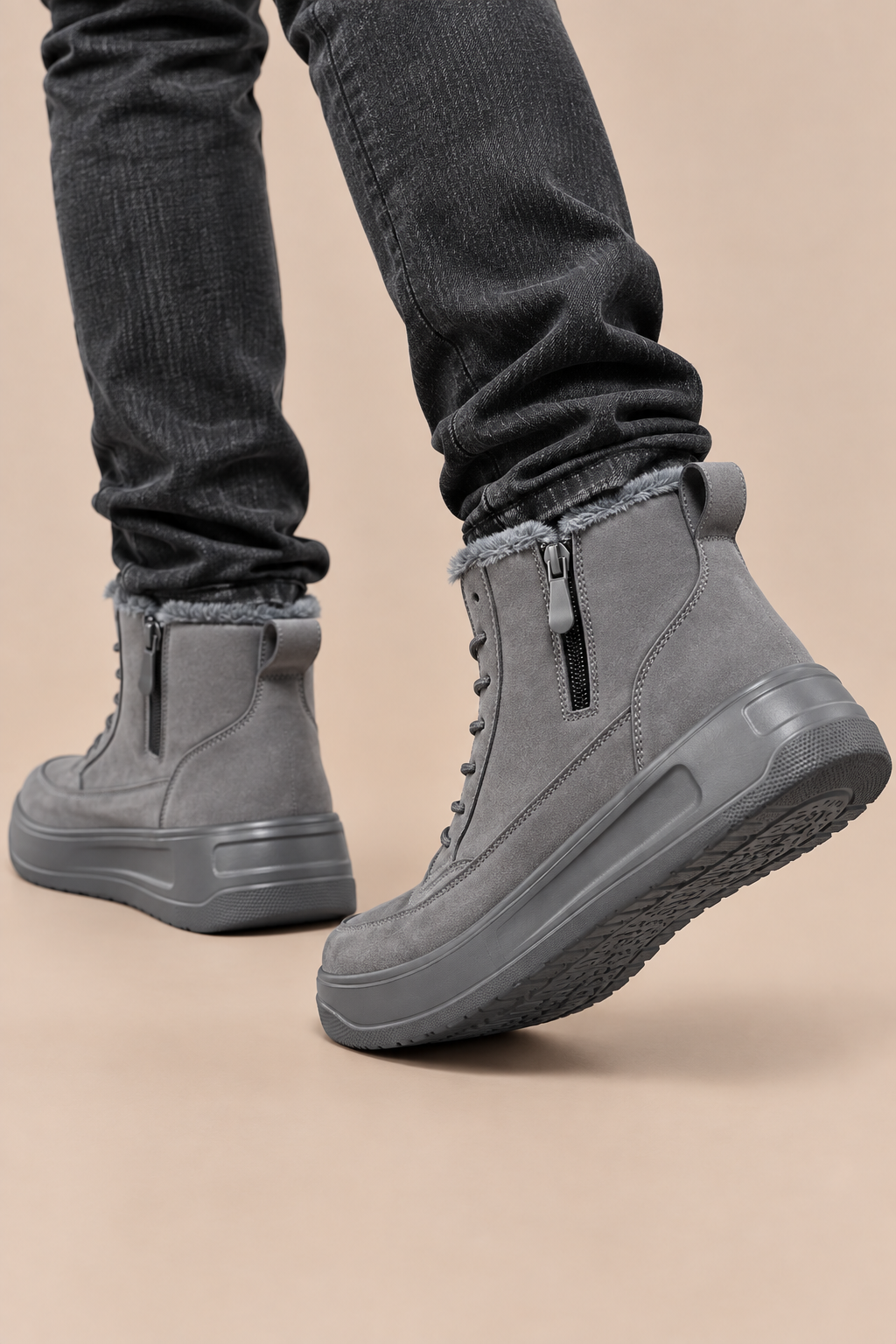 Ravion | Winterstiefel Herren mit Schnürung und warmem Futter