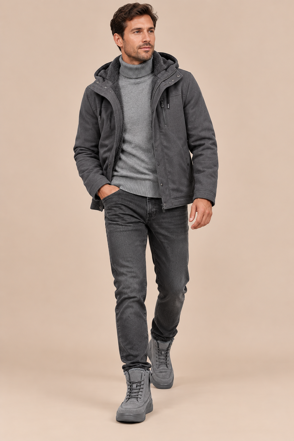 Ravion | Winterstiefel Herren mit Schnürung und warmem Futter