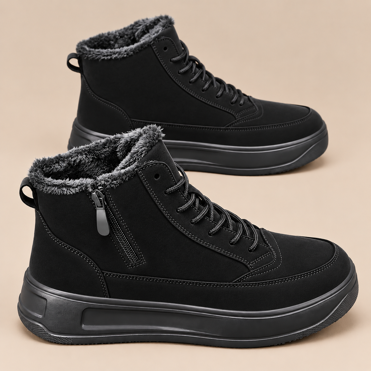 Ravion | Winterstiefel Herren mit Schnürung und warmem Futter