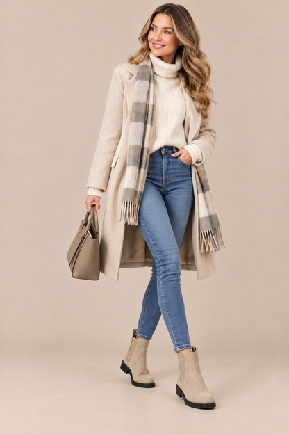 Rhona | Klassische Chelsea-Winterstiefel für Damen