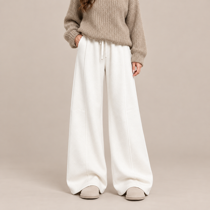 Rosallie | Cordhose Damen mit extra weitem Bein und Kordelzug