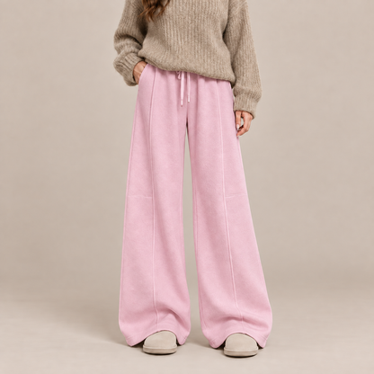 Rosallie | Cordhose Damen mit extra weitem Bein und Kordelzug