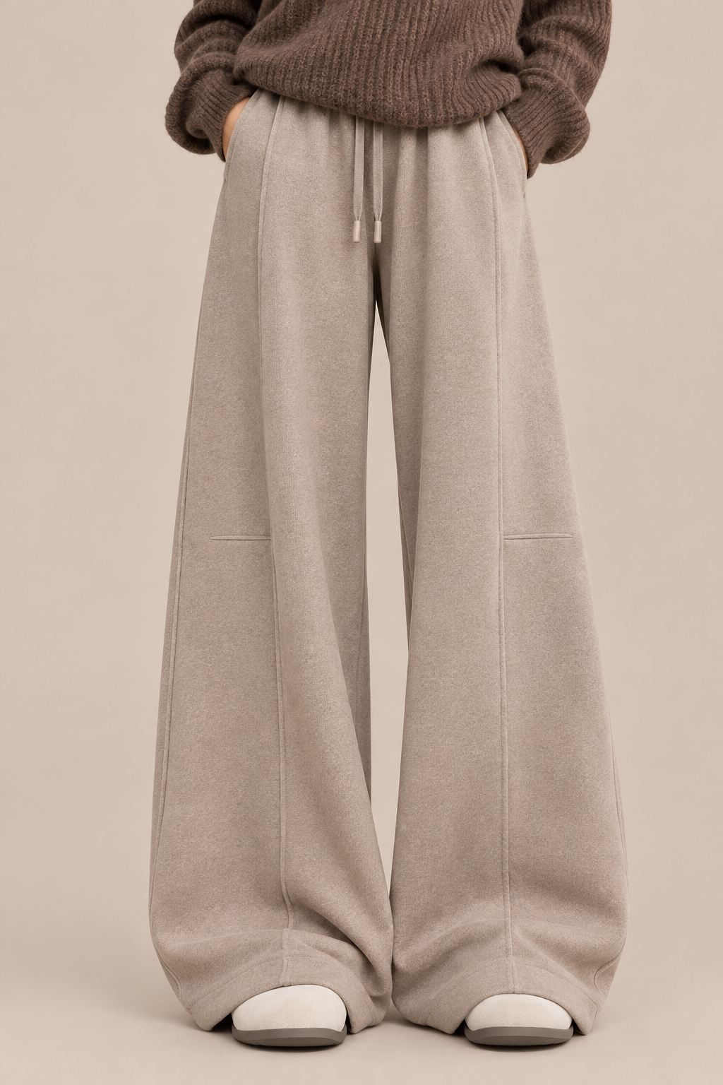 Rosallie | Cordhose Damen mit extra weitem Bein und Kordelzug