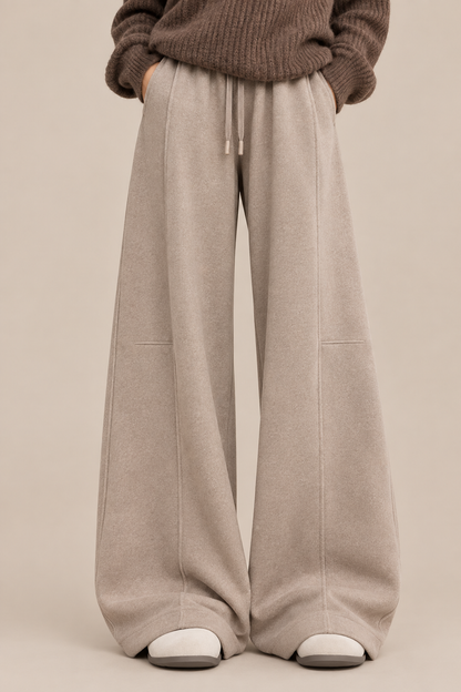 Rosallie | Cordhose Damen mit extra weitem Bein und Kordelzug