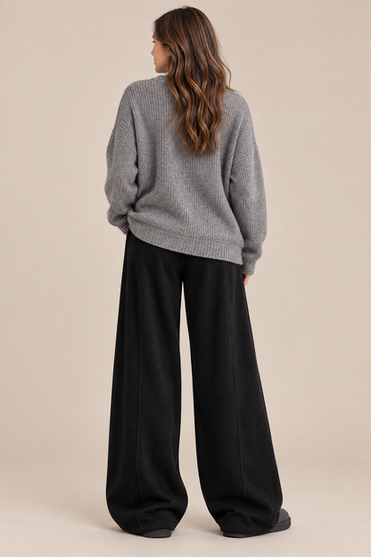 Rosallie | Cordhose Damen mit extra weitem Bein und Kordelzug