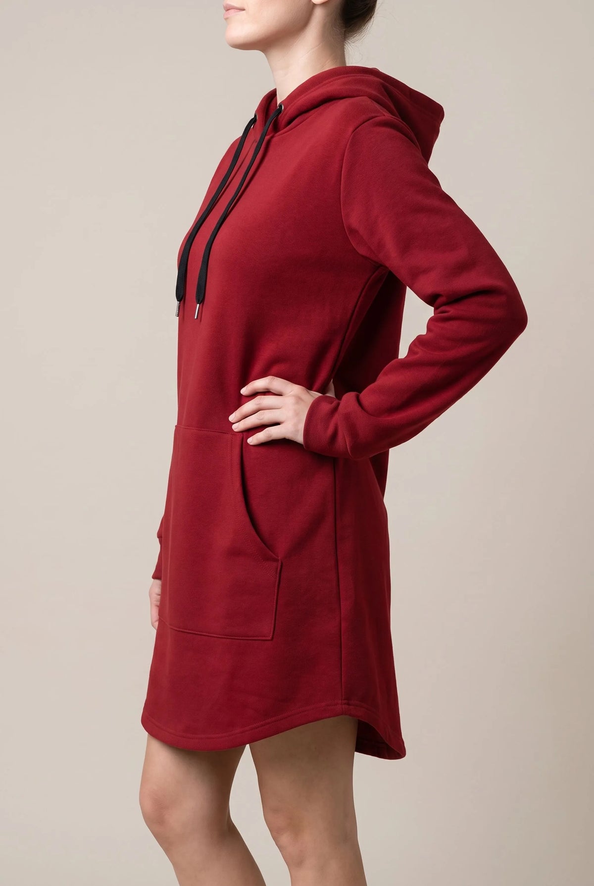 Rovyan | Langes Kapuzenkleid Für Damen