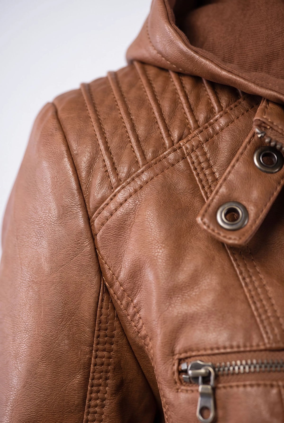 Ryden | Strukturierte Damenjacke Im Biker-Stil