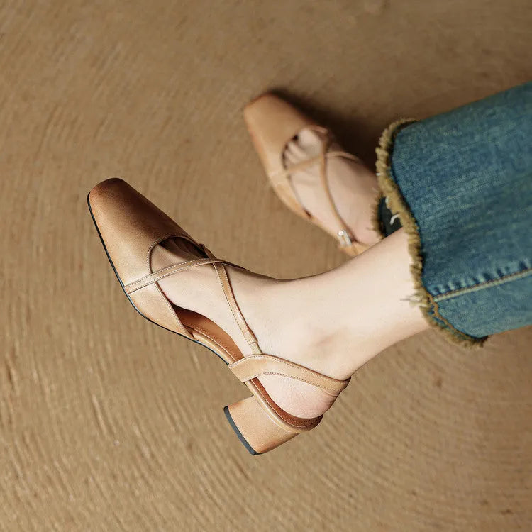 Violet | Damen Elegante Vegan Leder High Heels