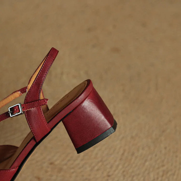 Violet | Damen Elegante Vegan Leder High Heels