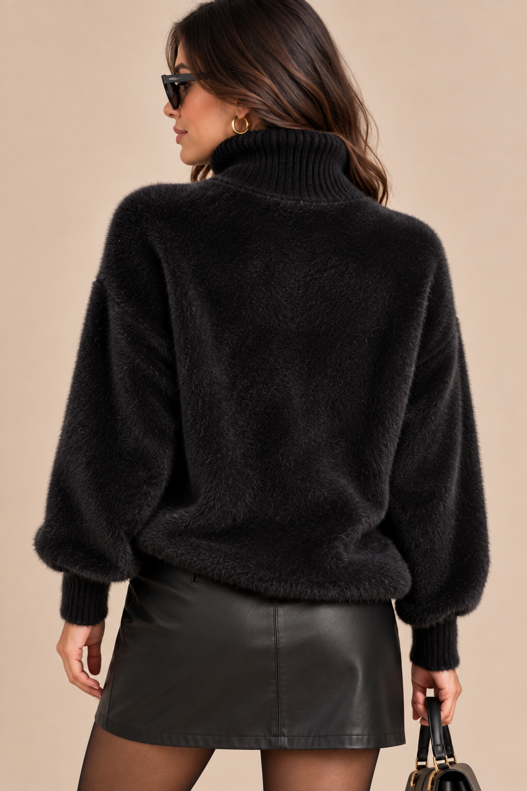 Selvienne | Rollkragenpullover mit weicher Struktur