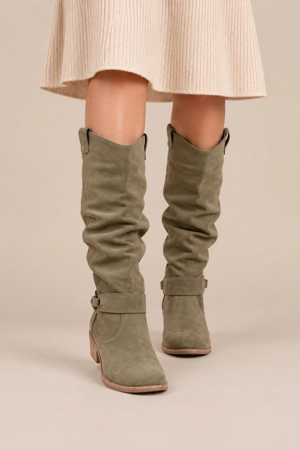 Serafina | Weitschaftstiefel Damen knielang mit weitem Schaft