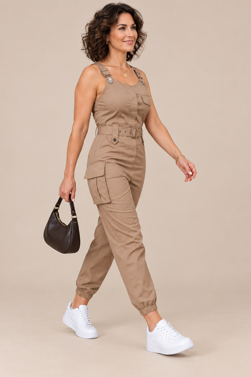 Seraphine | Feminine Latzhose für Damen mit Gürtel