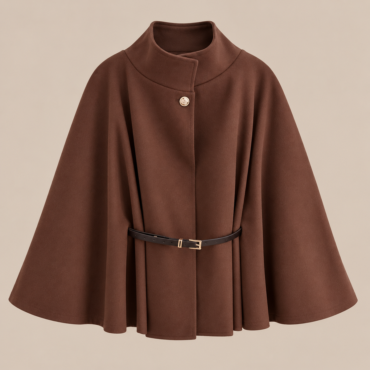 Serena | Trenchcoat Damen im Cape-Stil mit Gürtel
