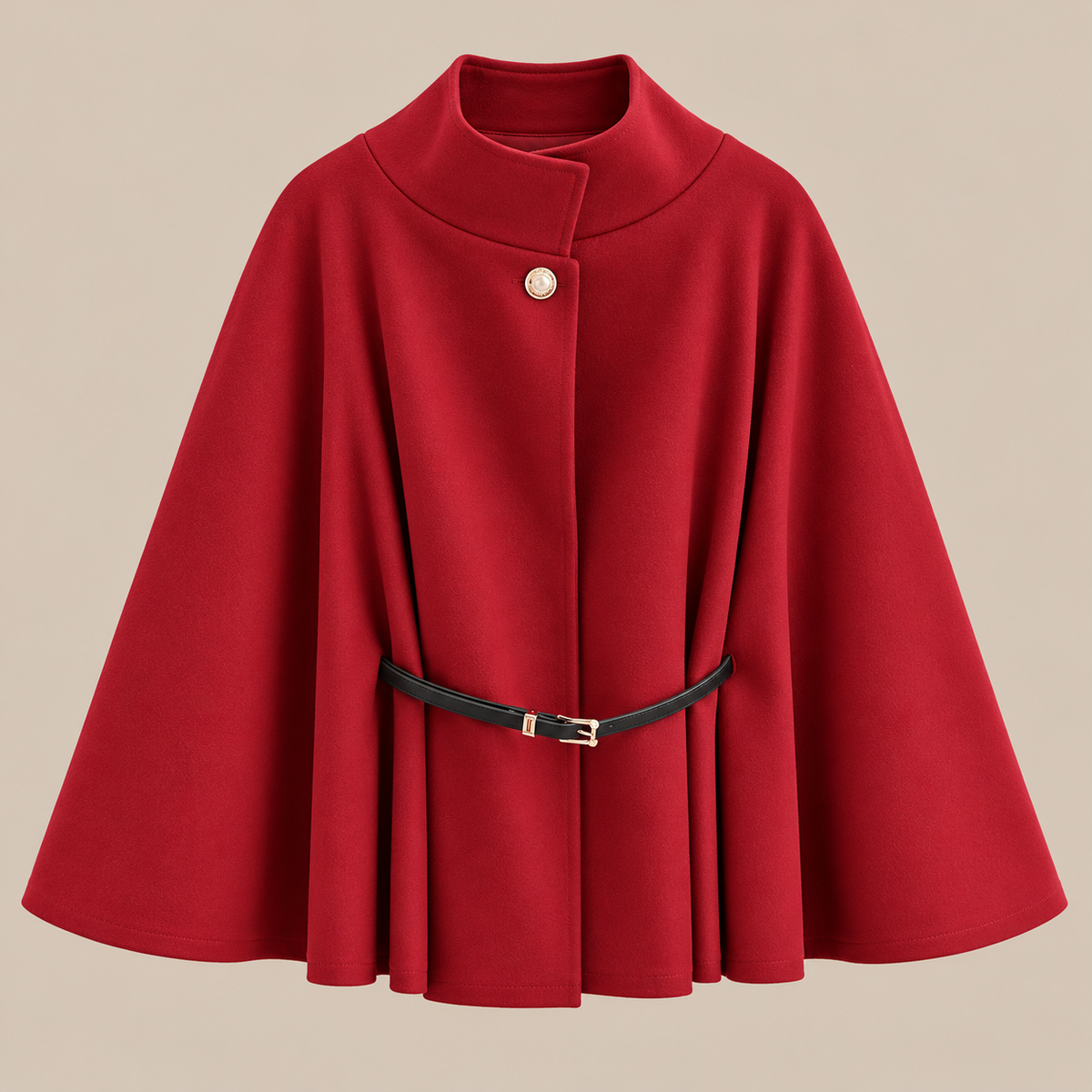 Serena | Trenchcoat Damen im Cape-Stil mit Gürtel