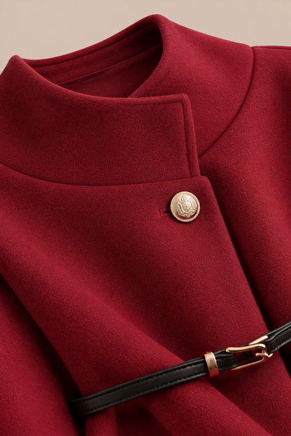 Serena | Trenchcoat Damen im Cape-Stil mit Gürtel