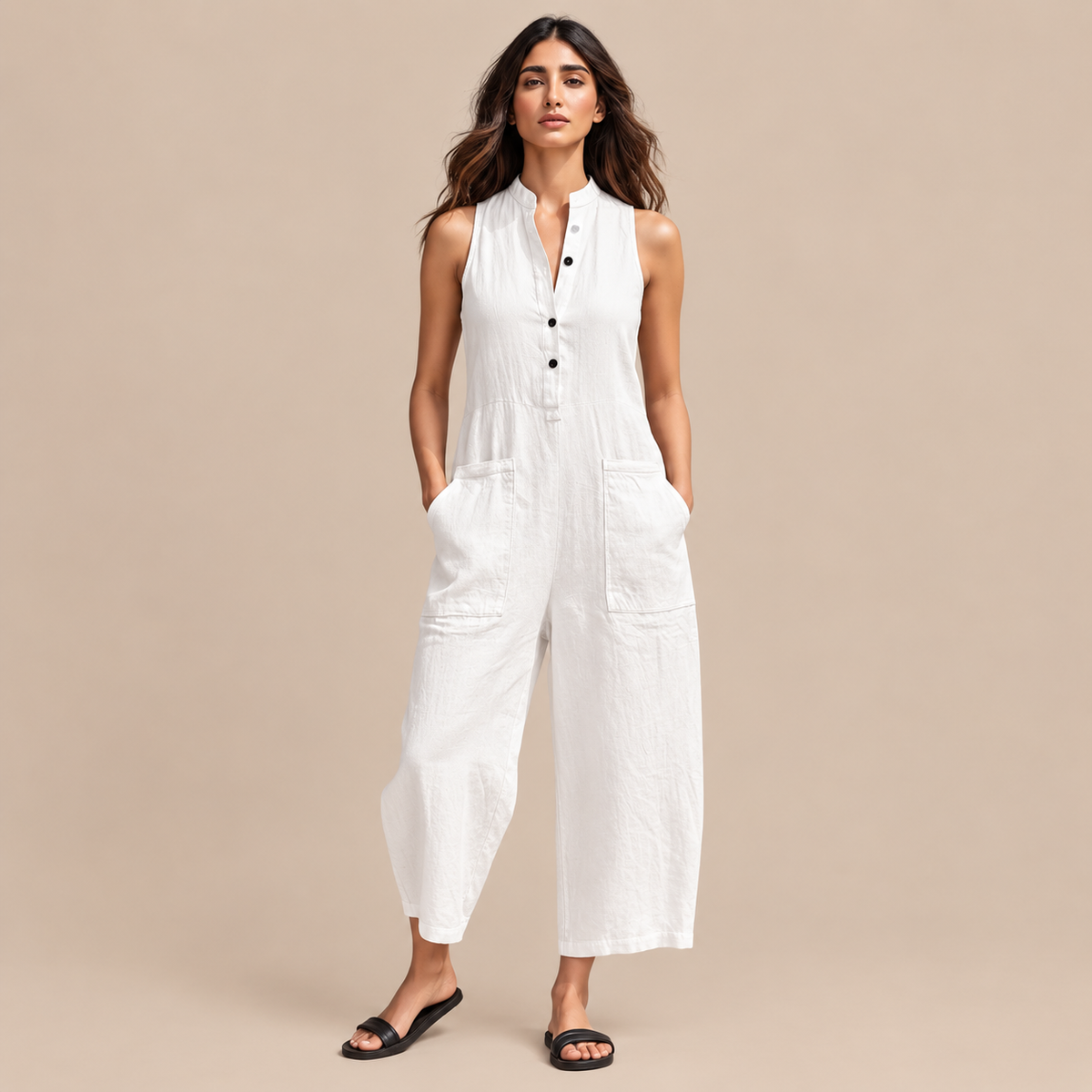 Shaina | Locker geschnittene Latzhose für Damen