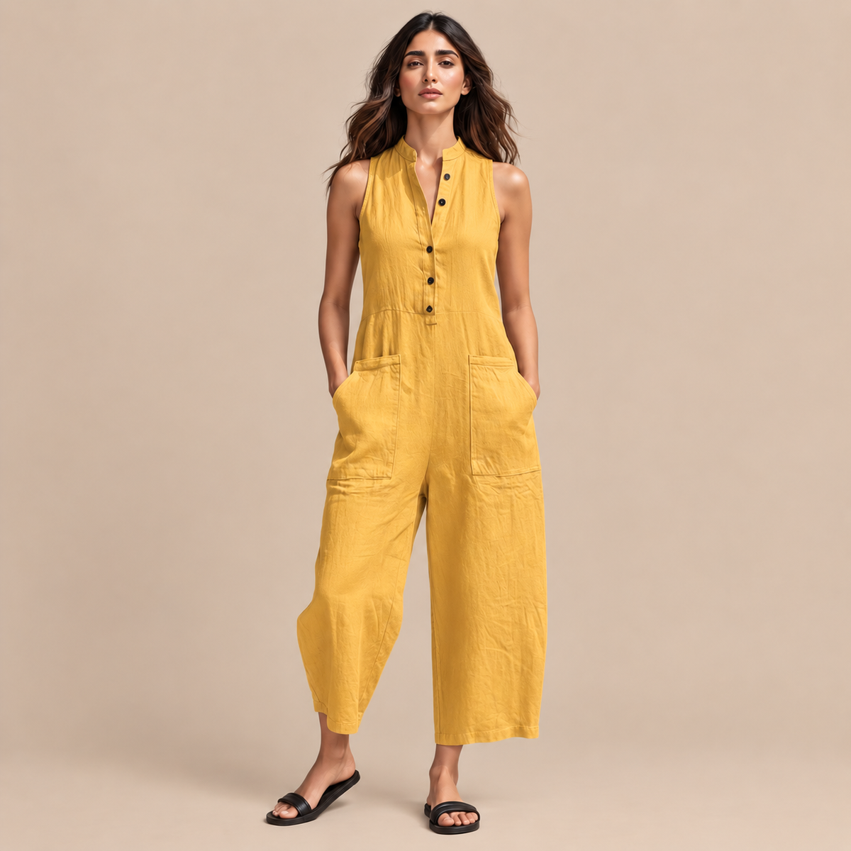 Shaina | Locker geschnittene Latzhose für Damen