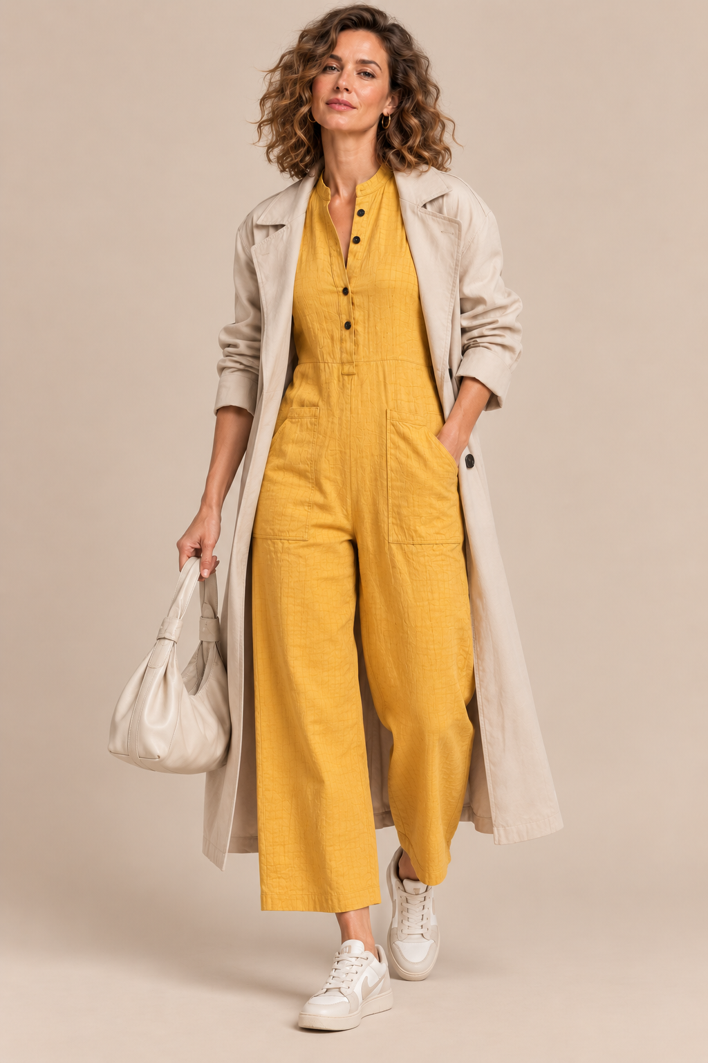 Shaina | Locker geschnittene Latzhose für Damen