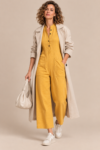 Shaina | Locker geschnittene Latzhose für Damen