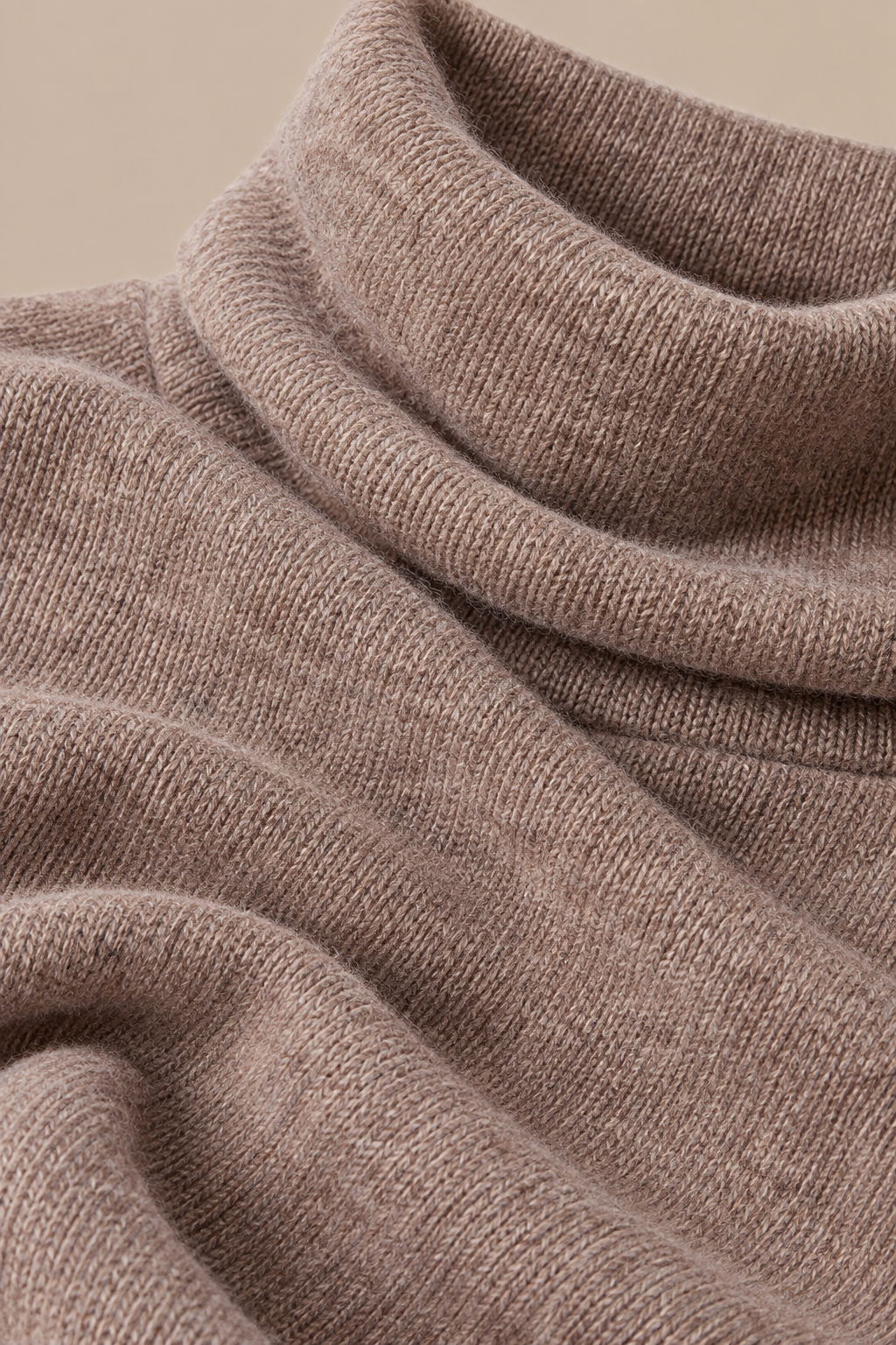 Sherena | Wollpullover Damen im Poncho-Stil mit Rollkragen