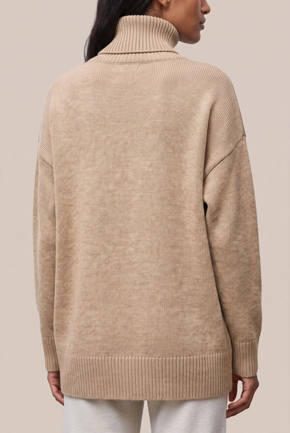 SnugStyle | Weiter Damen Rollkragenpullover