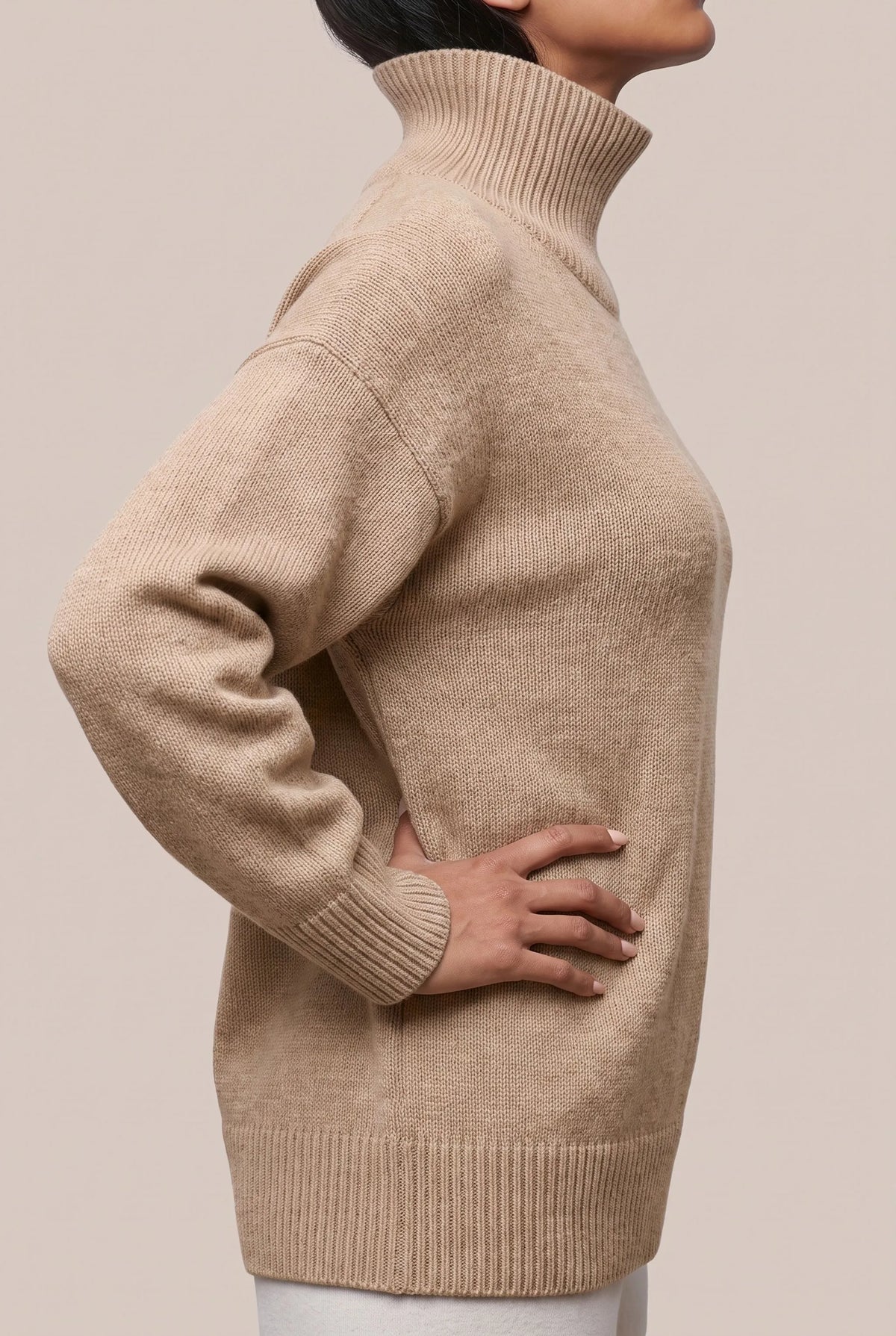 SnugStyle | Weiter Damen Rollkragenpullover