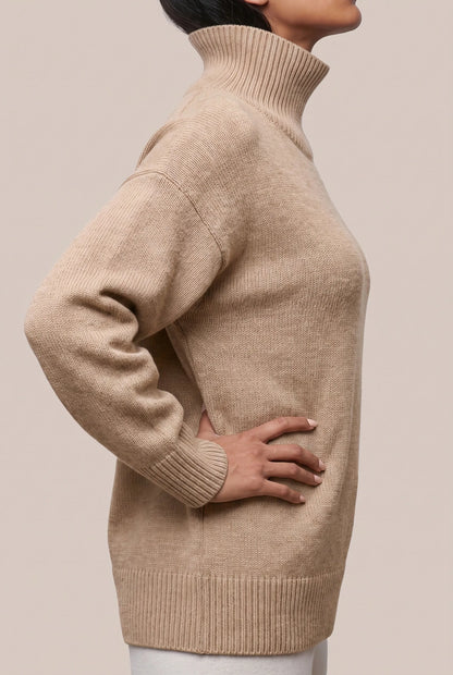 SnugStyle | Weiter Damen Rollkragenpullover