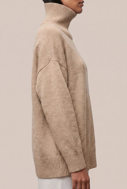 SnugStyle | Weiter Damen Rollkragenpullover