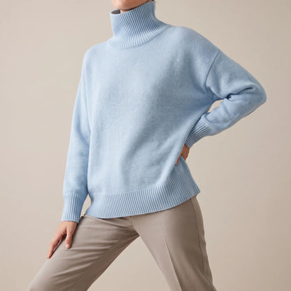 SnugStyle | Weiter Damen Rollkragenpullover