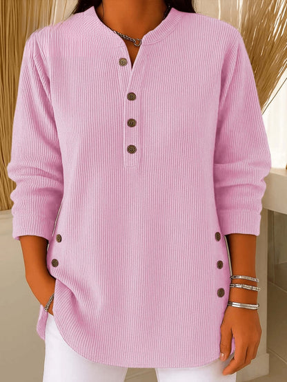 Valentina | Schickes und vielseitiges Henley Tunika Top