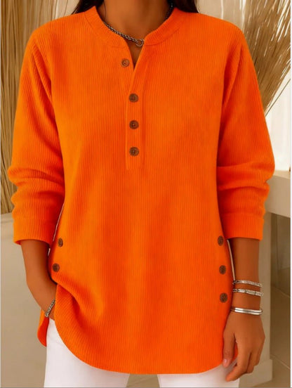 Valentina | Schickes und vielseitiges Henley Tunika Top