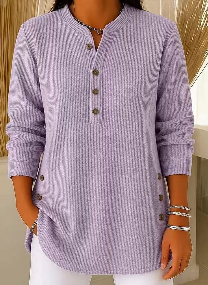 Valentina | Schickes und vielseitiges Henley Tunika Top