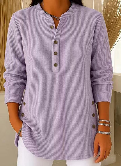 Valentina | Schickes und vielseitiges Henley Tunika Top