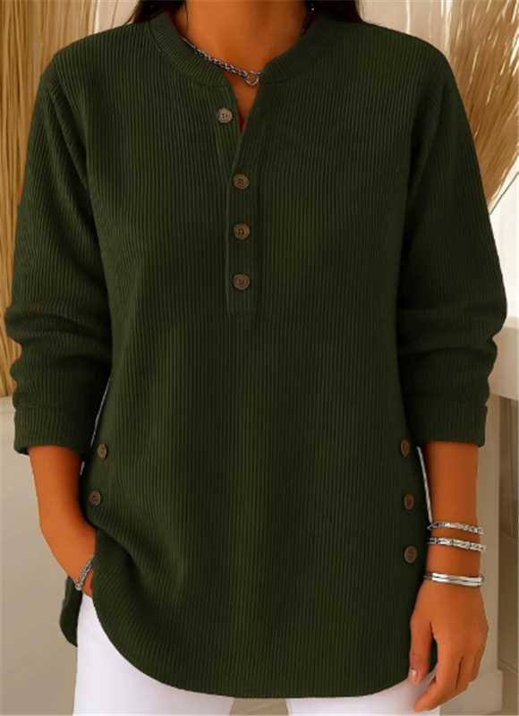 Valentina | Schickes und vielseitiges Henley Tunika Top