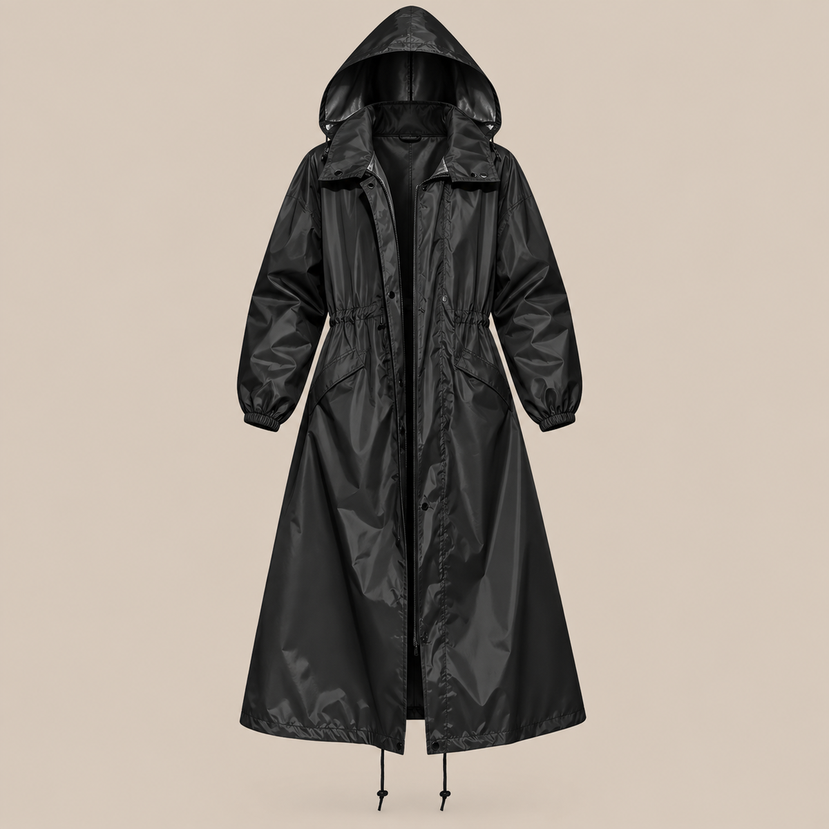 Soraya | Lange wasserdichte Regenjacke für Damen